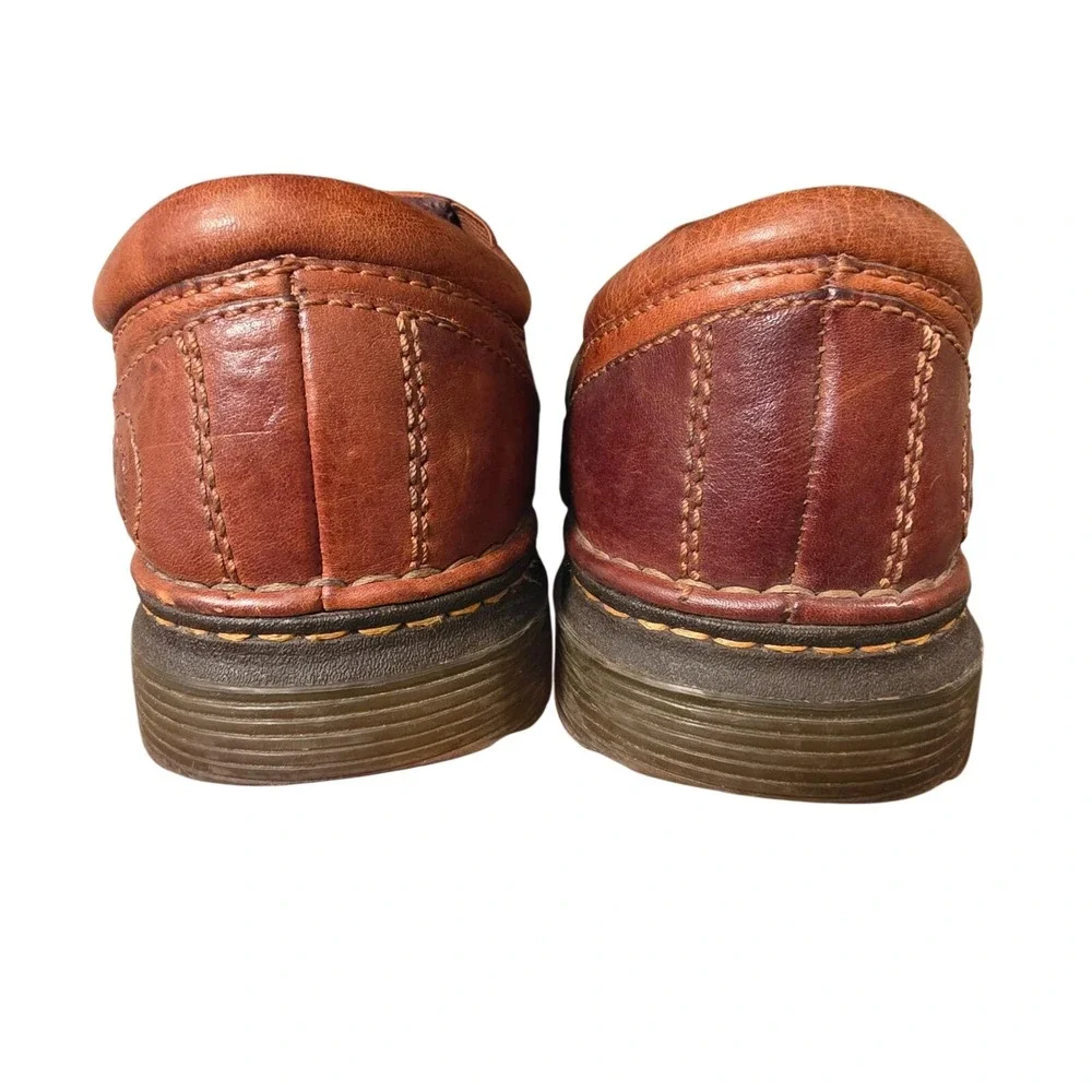 Doc Martens Tevin Brown Leather Slip On Loafers Mens 10 AW004 KV 04‎